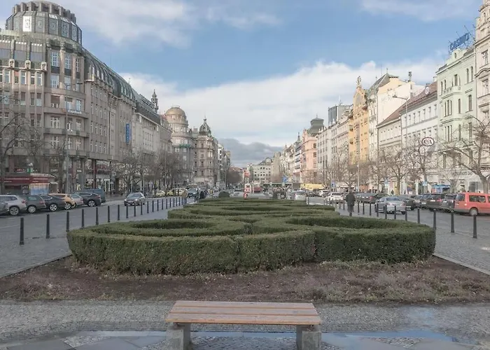 Calm Wenceslas Square Lägenhet